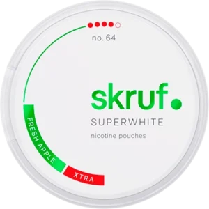 Skruf Superwhite no.64 Fresh Apple Xtra Strong Slim